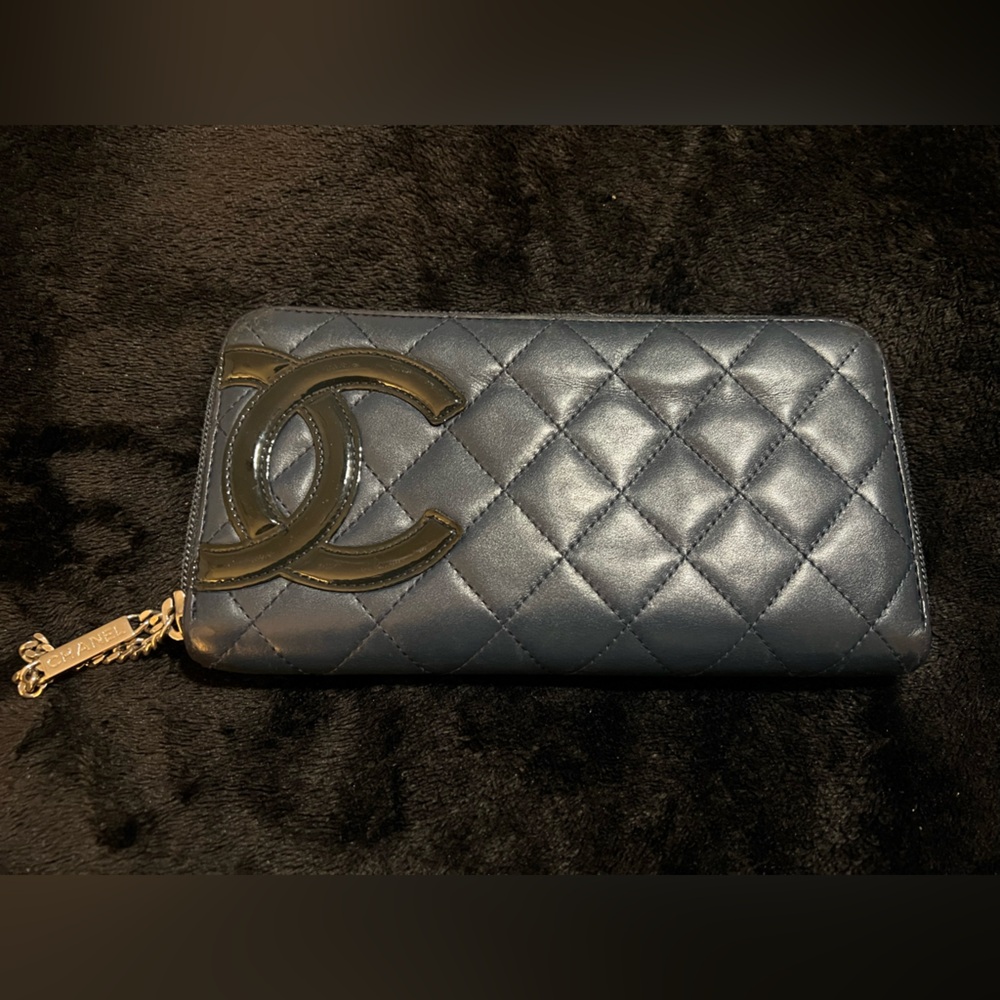 Chanel long wallet authentic with COA included make an offer! Free shipping!